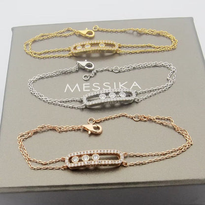 [Blue Tears Jewelry] Move Classique pavé bracelet