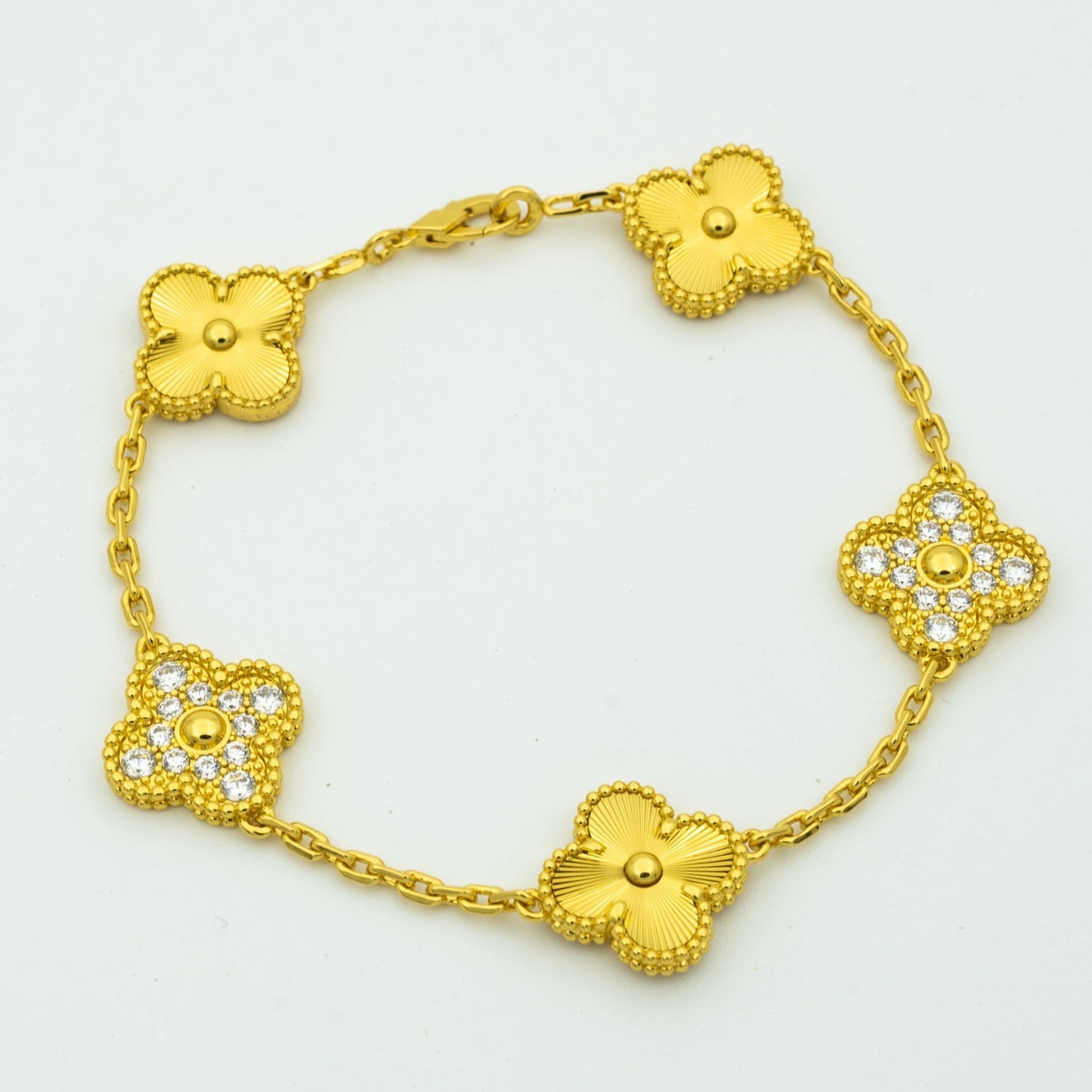 [BLUE TEARS] CLOVER 5 MOTIF LASER BRACELET COLLECTION