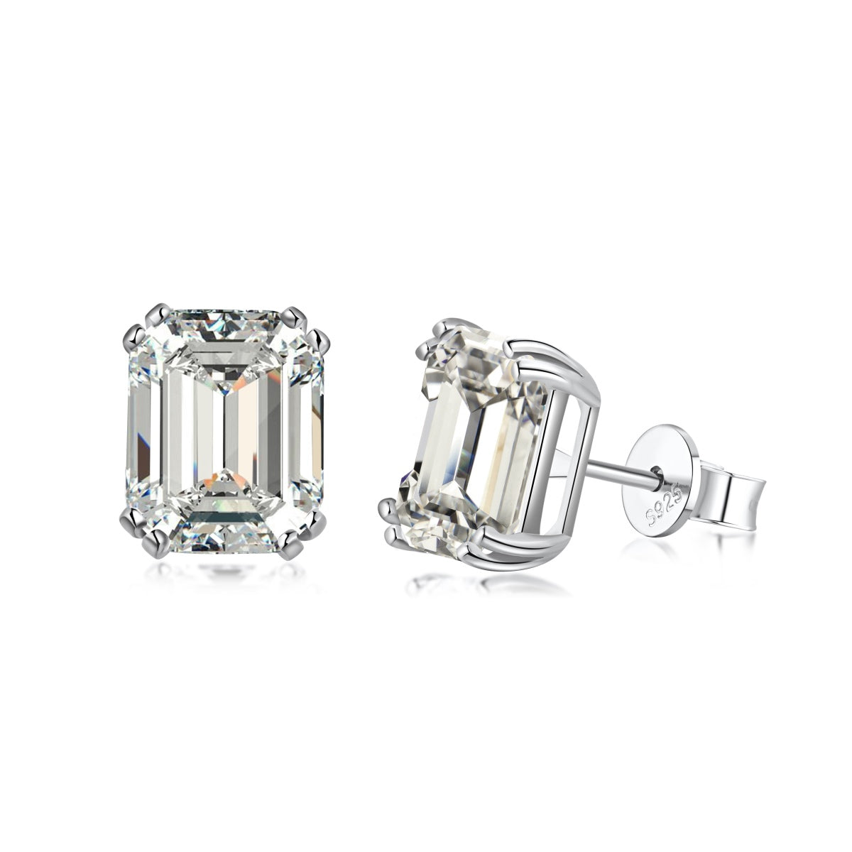 [Nova Jewelry]Dazzling Square Shape Earrings