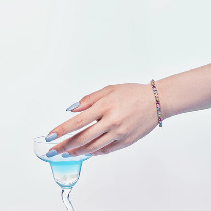 [Nova Jewelry]Ornate Sparkling Multi Cut Party Bracelet