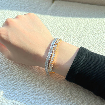 [Nova Jewelry]Exquisite Emerald Cut Daily Bracelet