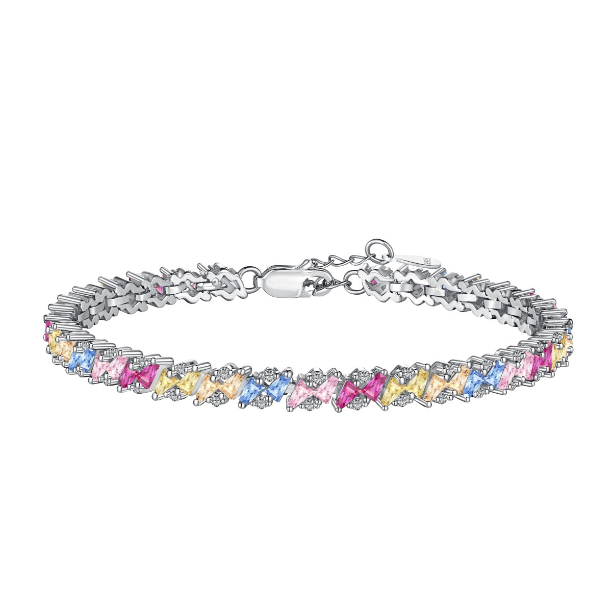 [Nova Jewelry]Ornate Sparkling Multi Cut Party Bracelet