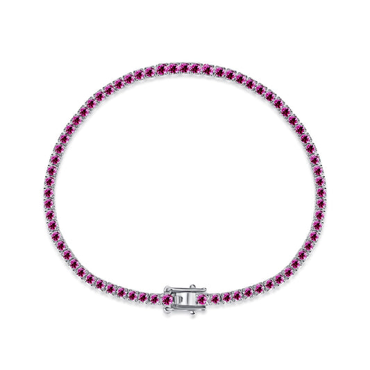[Nova Jewelry]Dazzling Colorful Round Cut Daily Bracelet