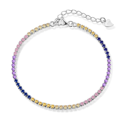 [Nova Jewelry]Radiant Shinning Princess Cut Tennis Bracelet