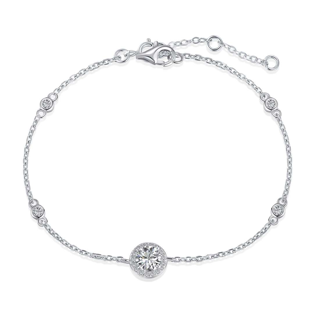 [Nova Jewelry]Dazzling Round Cut Shape Bracelet