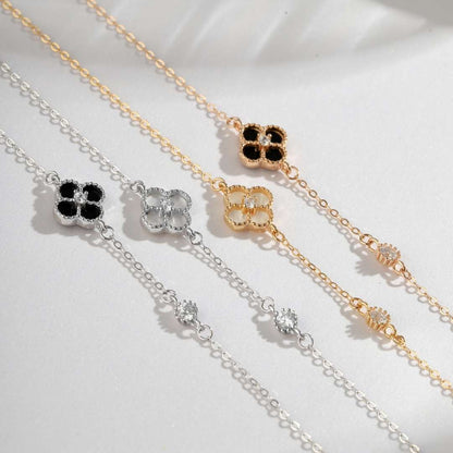 [Nova Jewelry]Delicate Four Leaf Clover Bracelet