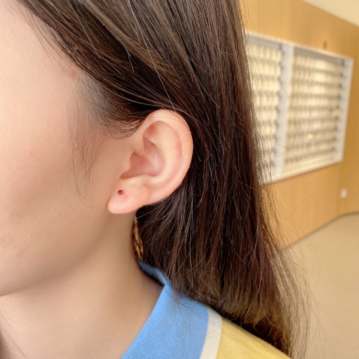 [Nova Jewelry]Delicate Solitaire Earrings