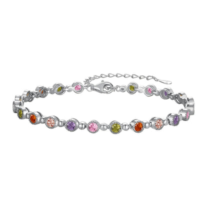 [Nova Jewelry]Sparkling Exquisite Round Cut Party Bracelet