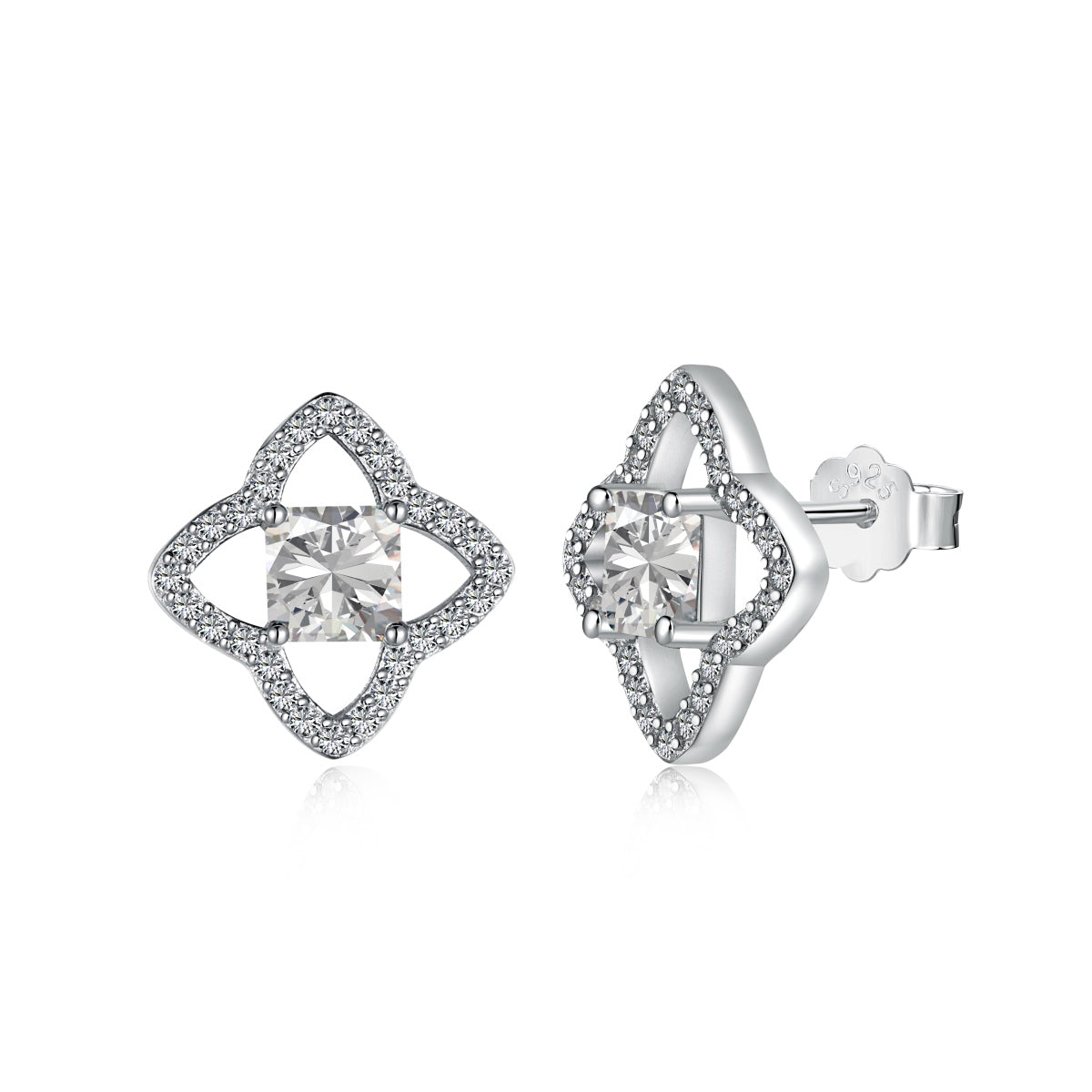 [Nova Jewelry]Elegant Star Shape Princess Cut Daily Earrings