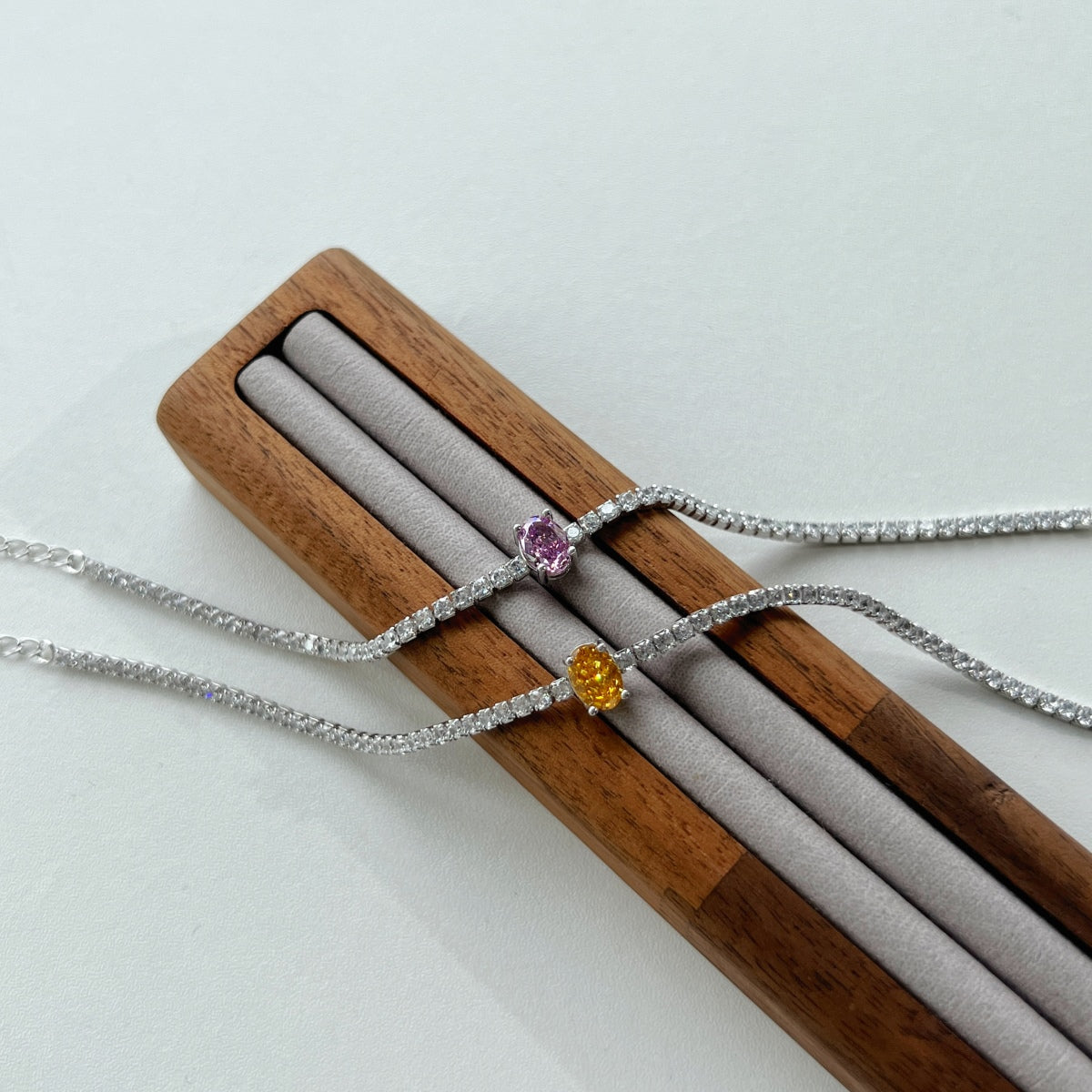 [Nova Jewelry]0.75 Carat Exquisite Oval Cut Daily Bracelet