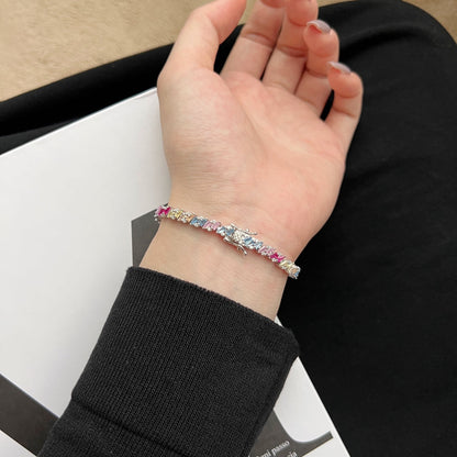 [Nova Jewelry]Ornate Sparkling Multi Cut Party Bracelet