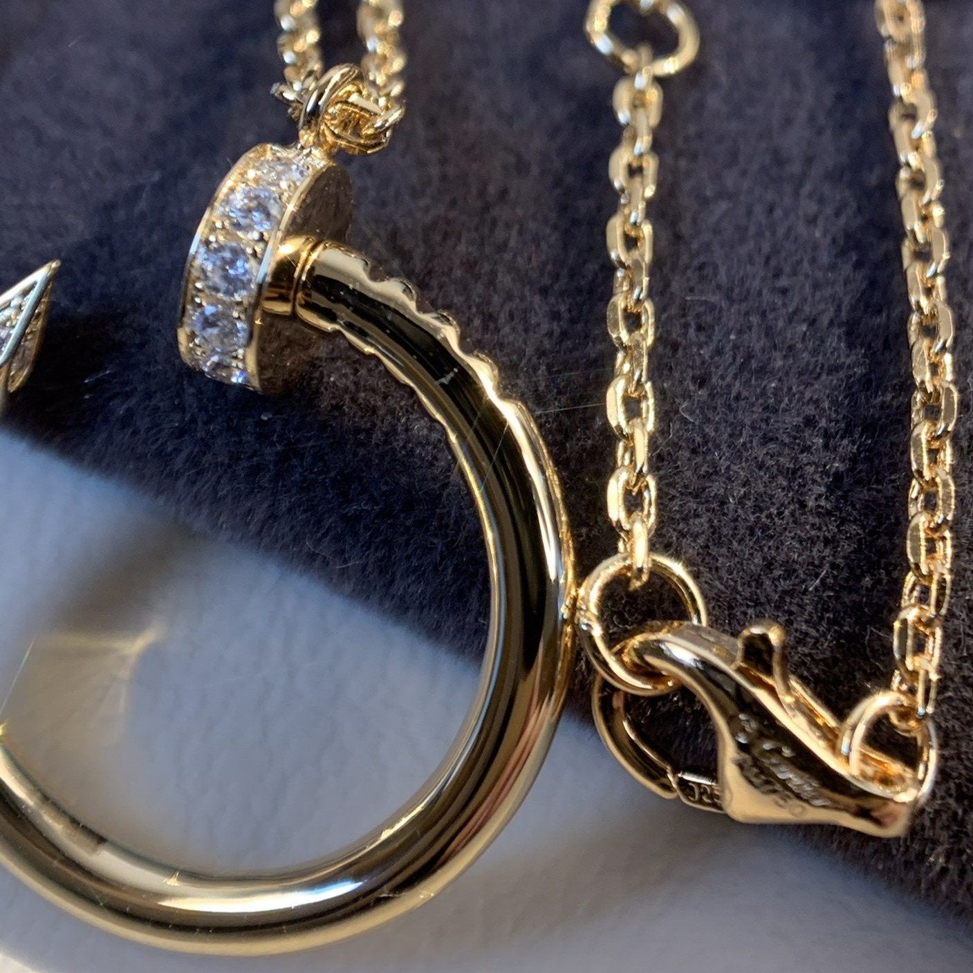 [BLUE TEARS]JUSTE NECKLACE PINK GOLD