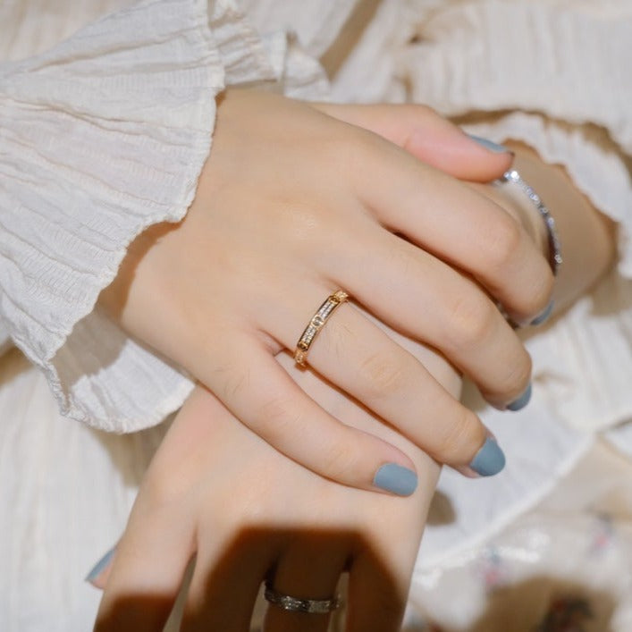[BLUE TEARS]LOVE RING 2.65MM DIAMOND