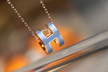 [BLUE TEARS]POP H PEDANT PINK GOLD