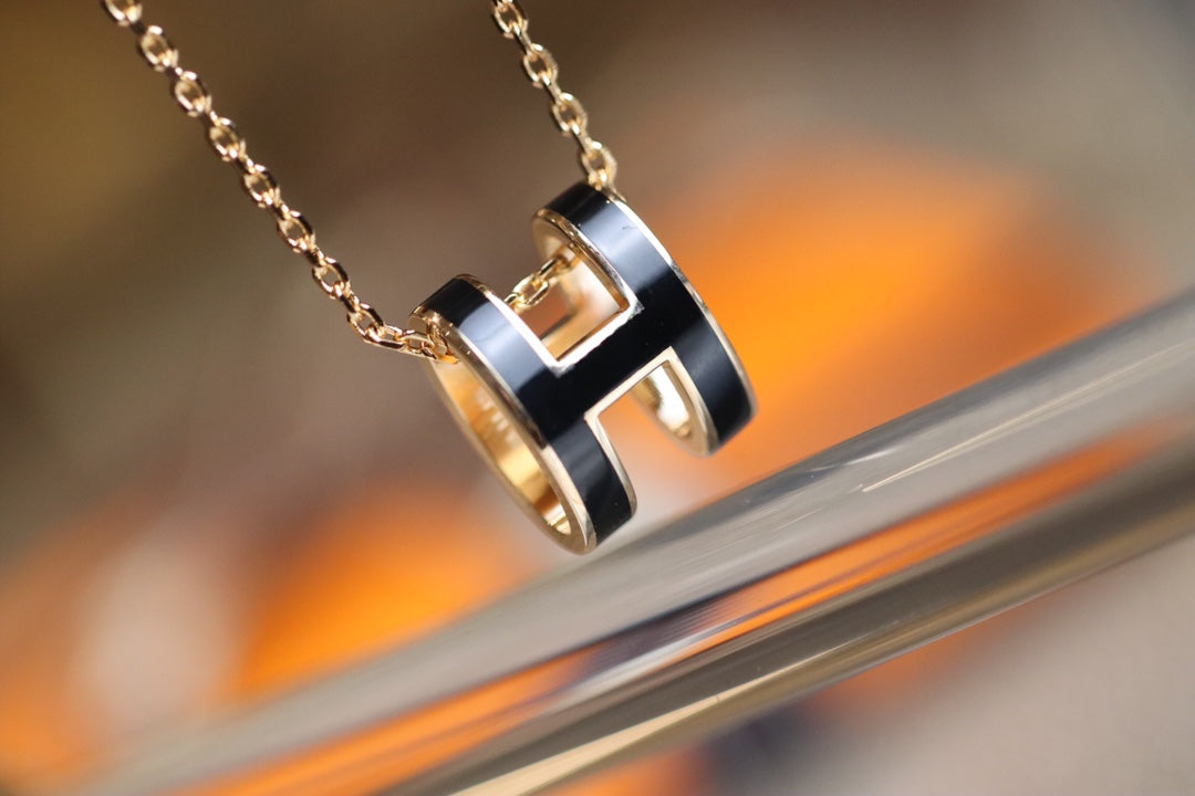 [BLUE TEARS]POP H PEDANT PINK GOLD