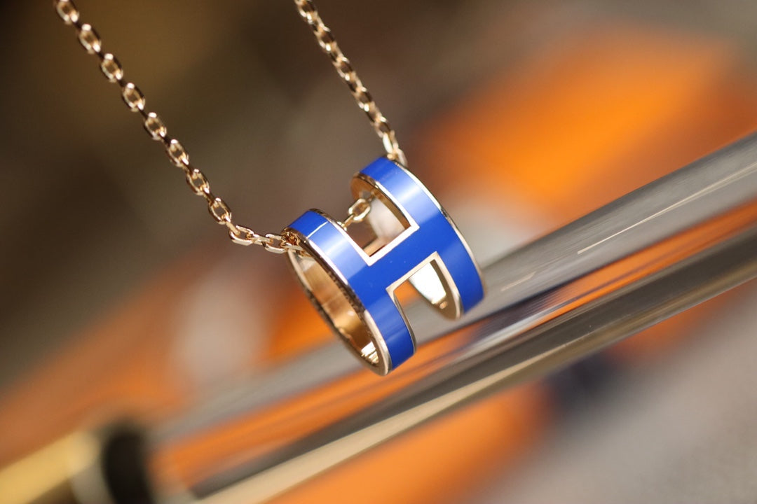 [BLUE TEARS]POP H PEDANT PINK GOLD