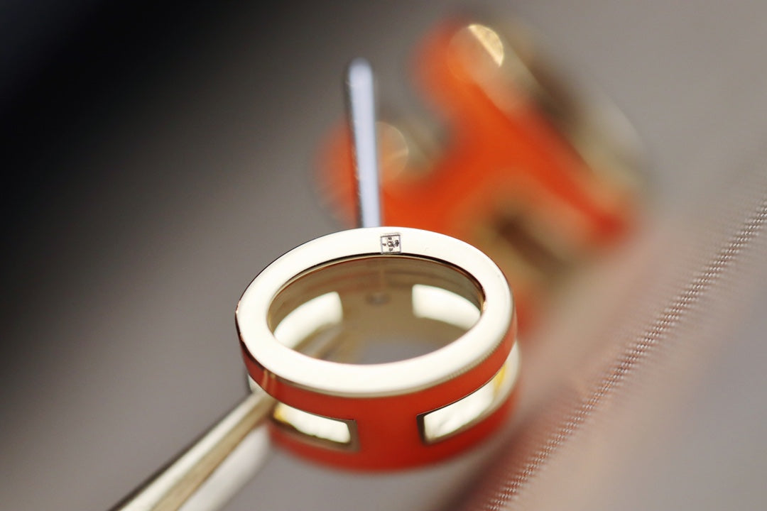 [BLUE TEARS]MINI POP H EARRINGS ORANGE