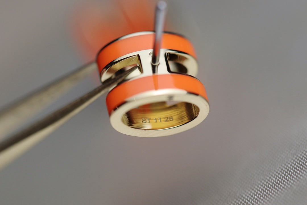 [BLUE TEARS]MINI POP H EARRINGS ORANGE