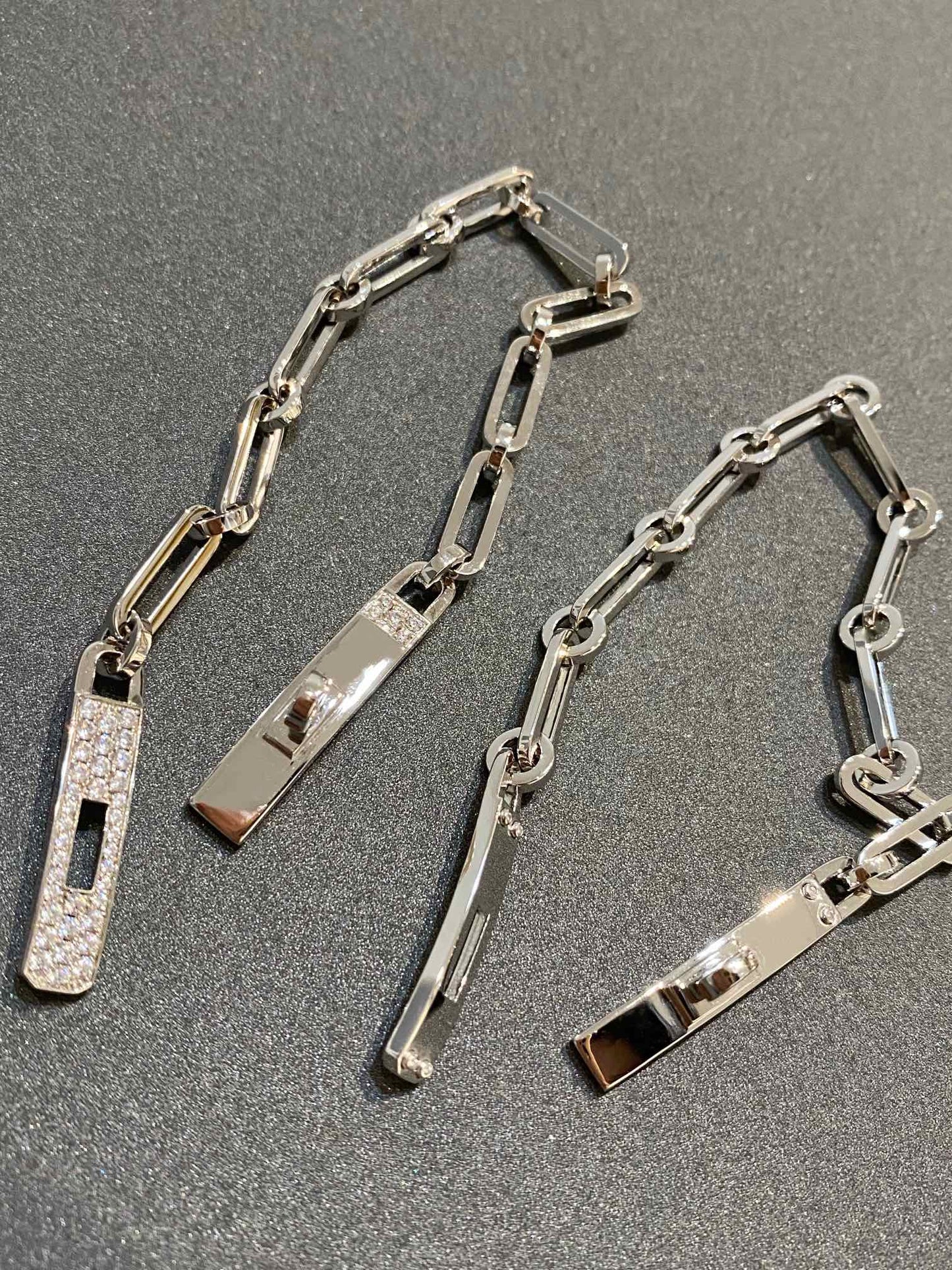 [BLUE TEARS]CHAINE BRACELET SMALL MODEL DIAMOND