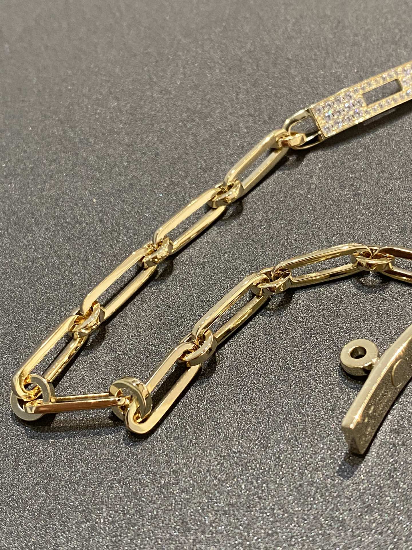 [BLUE TEARS]CHAINE BRACELET SMALL MODEL DIAMOND