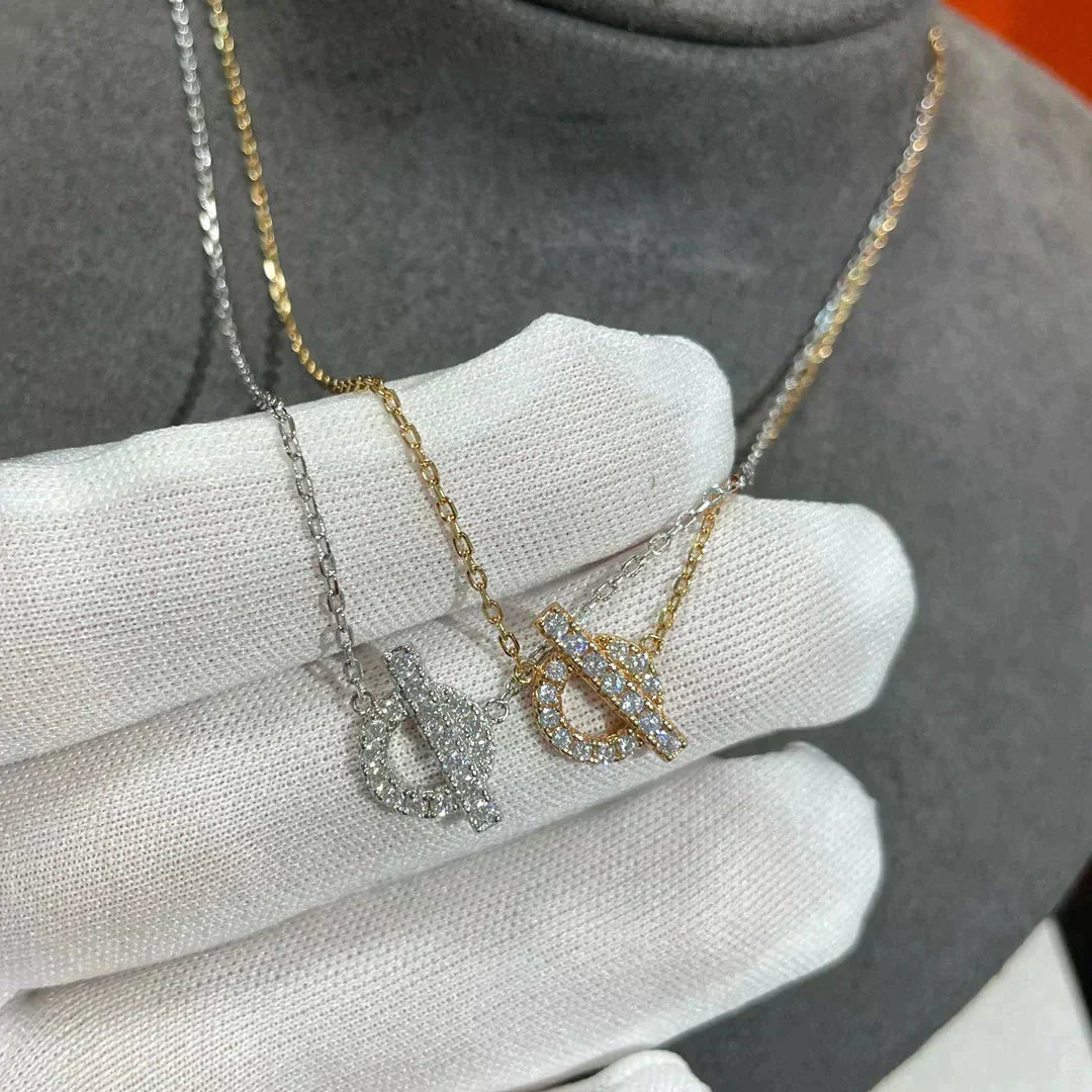[BLUE TEARS]ECHAPEE NECKLACE DIAMOND