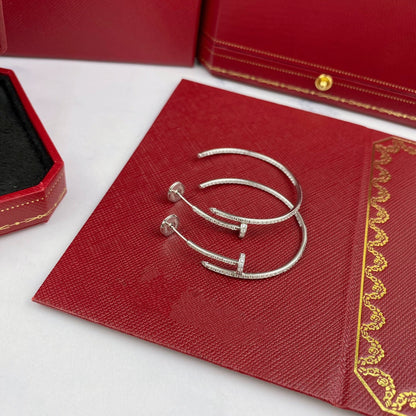 [BLUE TEARS]JUSTE EARRINGS FULL DIAMONDS 1.8MM