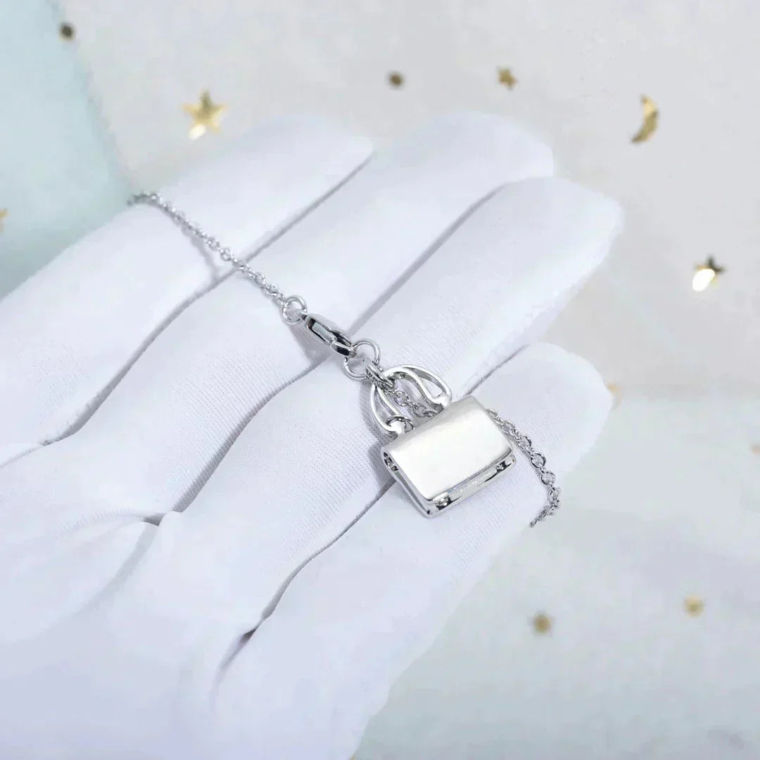 [BLUE TEARS]AMULETTE PEDANT SILVER NECKLACE
