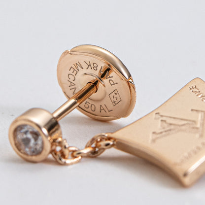 [BLUE TEARS]STAR DIAMONDS EARRINGS GOLD