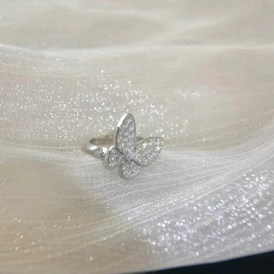[BLUE TEARS]BUTTERFLY DIAMOND RING