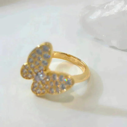 [BLUE TEARS]BUTTERFLY DIAMOND RING