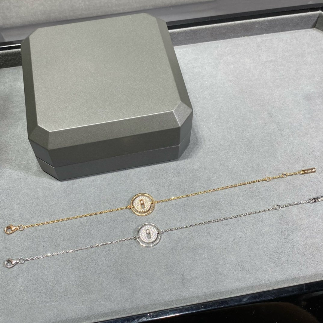 [Blue Tears Jewelry]LUCKY MOVE DIAMOND PAVED BRACELET