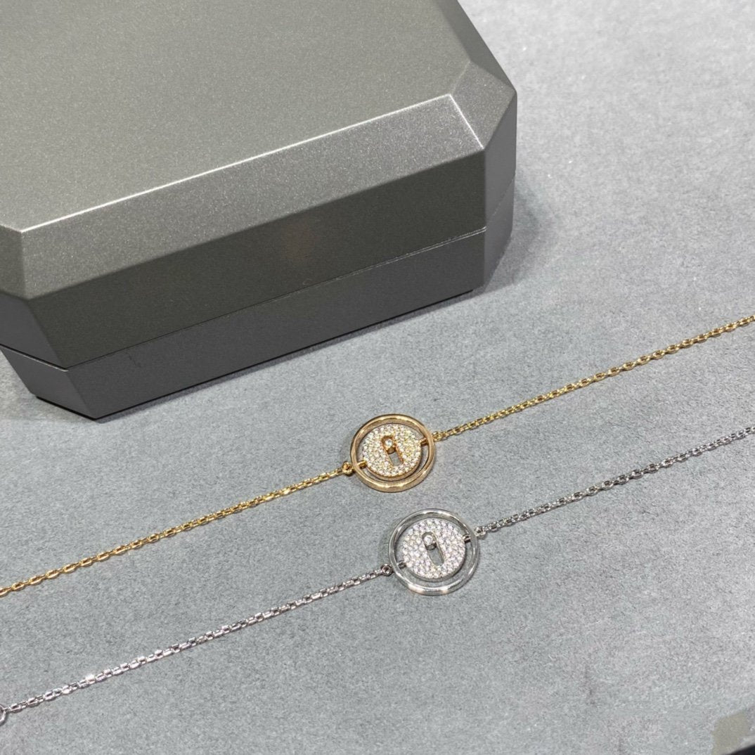 [Blue Tears Jewelry]LUCKY MOVE DIAMOND PAVED BRACELET