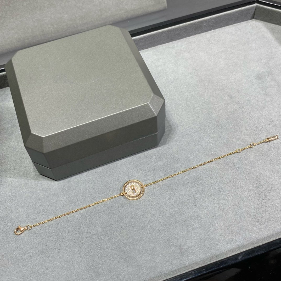 [Blue Tears Jewelry]LUCKY MOVE DIAMOND PAVED BRACELET