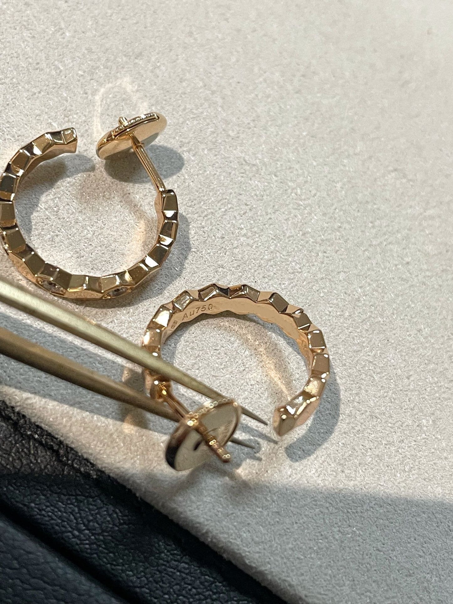 [BLUE TEARS]Hollow Design Four-Leaf Clover Flower Shape Ring