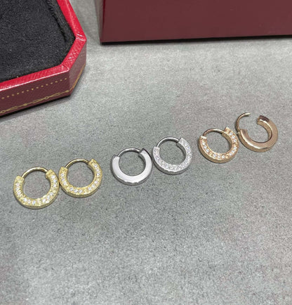 [BLUE TEARS]LOVE DIAMOND EARRINGS