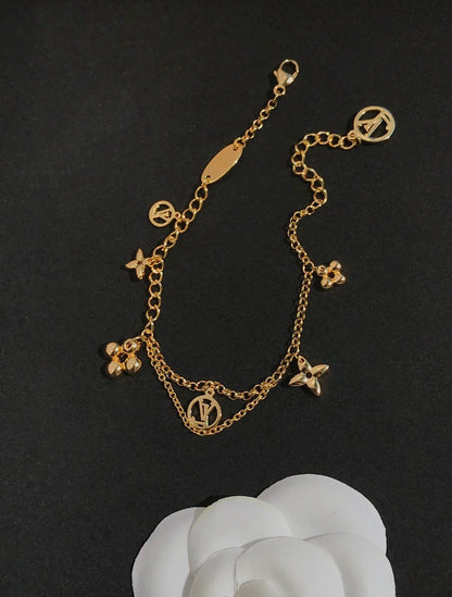 [BLUE TEARS]BLOOMING PINK GOLD MOP BRACELET