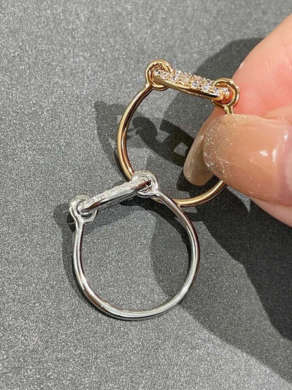 [BLUE TEARS]RONDE SMALL DIAMOND RING