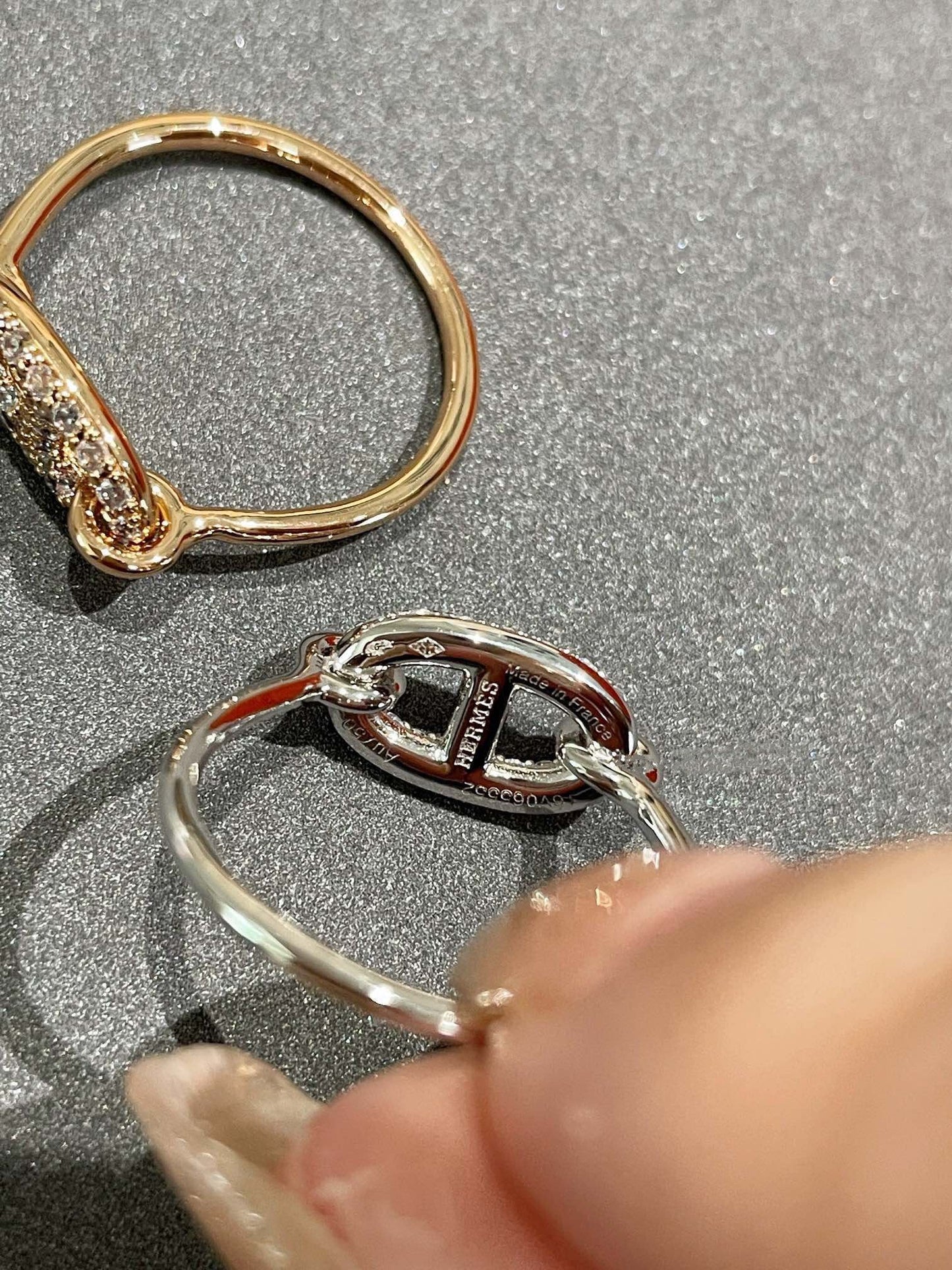 [BLUE TEARS]RONDE SMALL DIAMOND RING