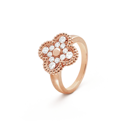 [BLUE TEARS]CLOVER DIAMOND RING