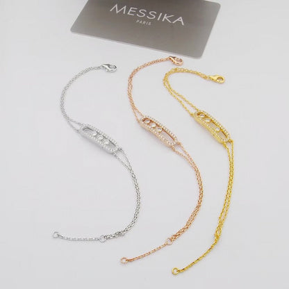[Blue Tears Jewelry] Move Classique pavé bracelet