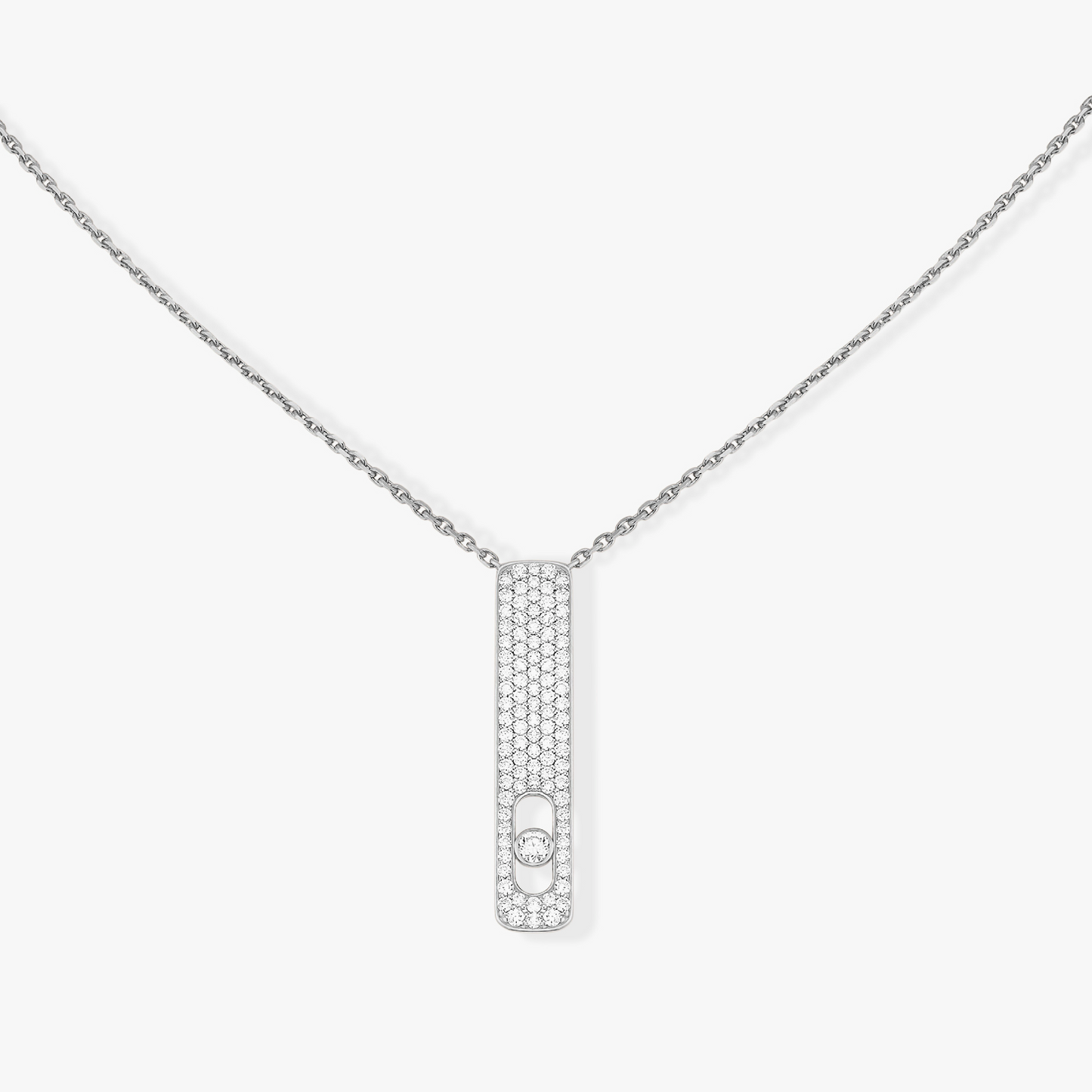 [Blue Tears Jewelry]MY FIRST DIAMOND PAVED NECKLACE
