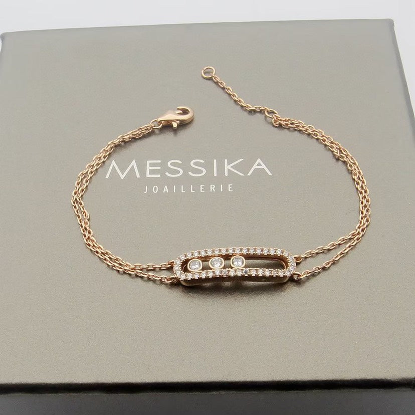 [Blue Tears Jewelry] Move Classique pavé bracelet