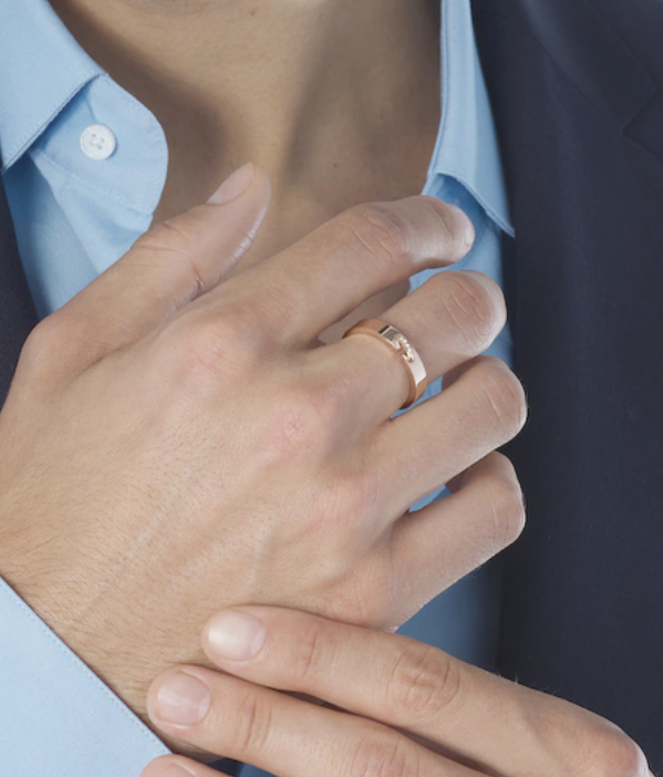 [BLUE TEARS]ALLIANCE LIENS VIDENCE DIAMOND 4MM RING