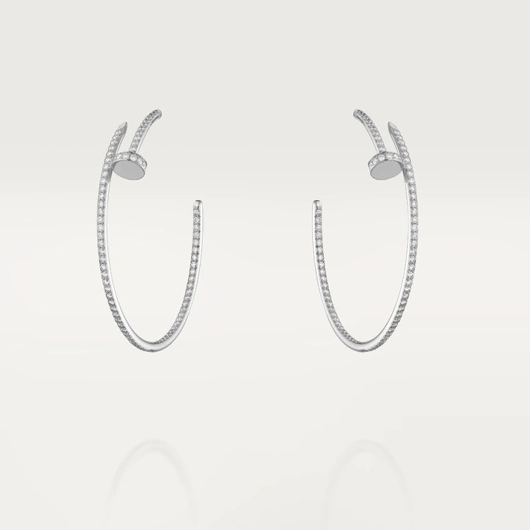 [BLUE TEARS]JUSTE EARRINGS FULL DIAMONDS 1.8MM