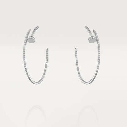 [BLUE TEARS]JUSTE EARRINGS FULL DIAMONDS 1.8MM