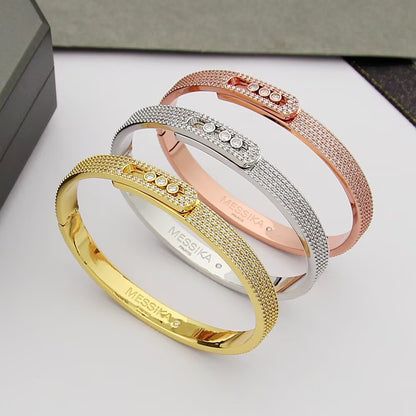 [Blue Tears Jewelry]Move Noa Full Pavé Diamond Bangle Bracelet