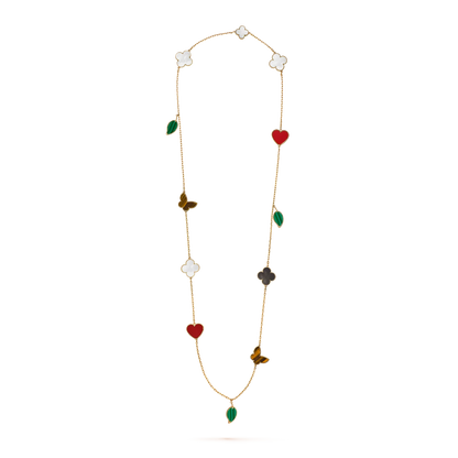[BLUE TEARS]Lucky Alhambra Long Necklace-12 Designs