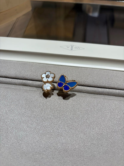 [Blue Tears Jewelry]LUCKY SPRING BUTTERFLY OPEN-FACE RINGS