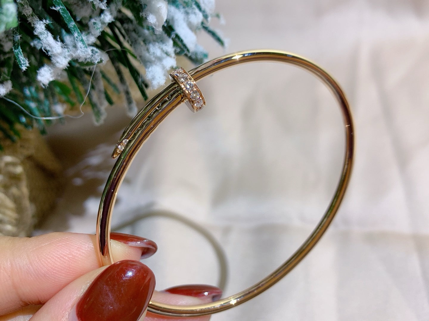 [BLUE TEARS]JUSTE BRACELET 2.5MM DIAMONDS