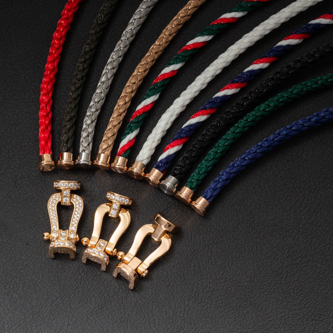 [BLUE TEARS]FORCE LARGE HORSESHOE NO DIAMOND BRACELET GOLD